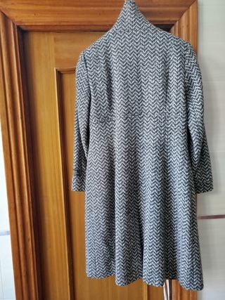 Abrigo de paño de mujer de lana 