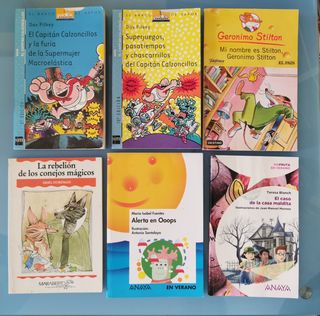 Lote de 6 libros infantiles - para 6-7 años