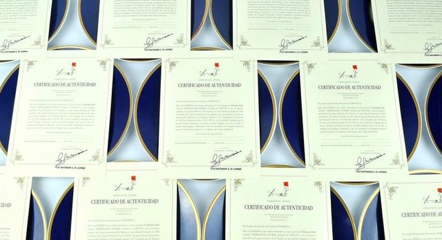 Serie completa de 12 platos Salvador Dalì