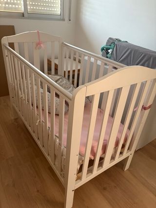 Cuna bebé blanca - Mini cuna