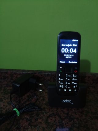 Teléfono fijo Adoc 4G - Negro