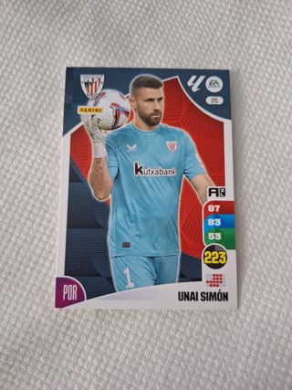 Cromo 20 Unai Simón Athletic Club Adrenalyn 2024