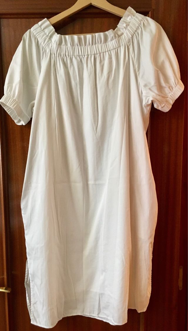 Vestido blanco verano.