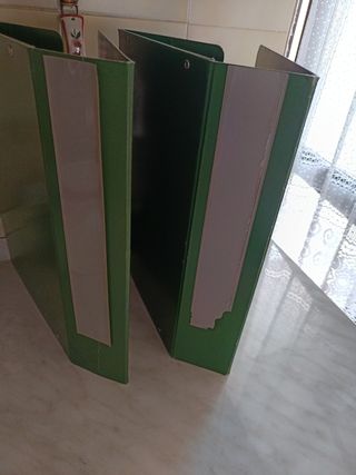 Cartelline portadocumenti verdi due 5 euro
