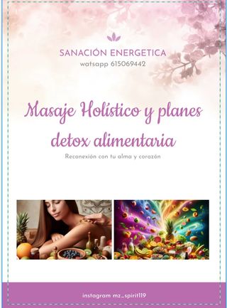 Masajes Detox alimentación Liberación emocional