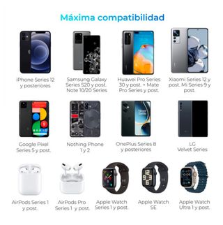 Cargador inalámbrico Ksik 3 en 1