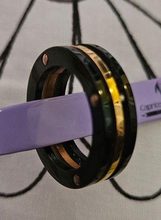 Anello in oro e nero