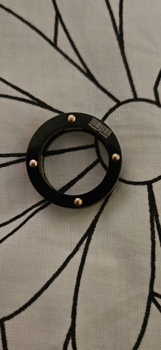 Anello in oro e nero