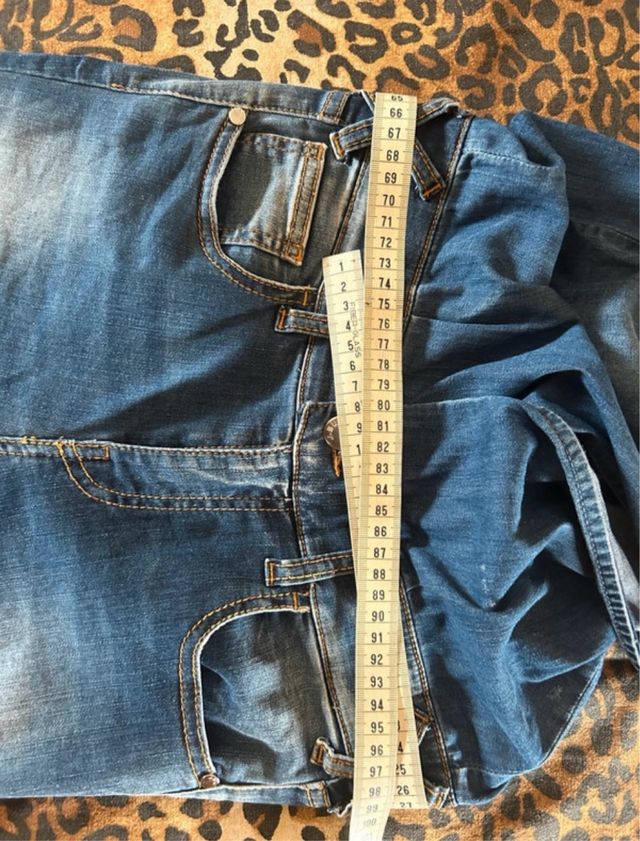 Tutina Jeans Elasticizzata Blu