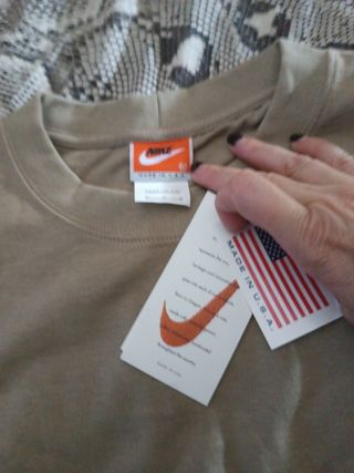 Sudadera Nike Beige Talla grande 