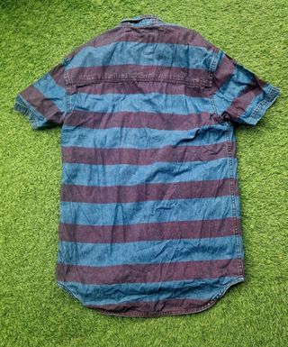 Camisa vaquera !Solid de manga corta