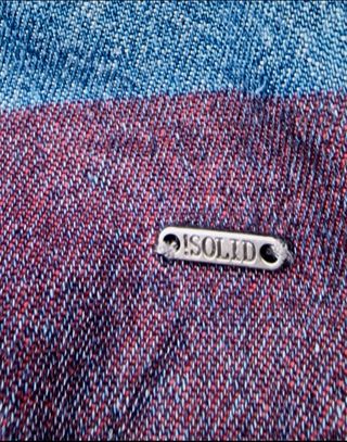 Camisa vaquera !Solid de manga corta