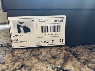 Tacones negros Camilas - Talla 38