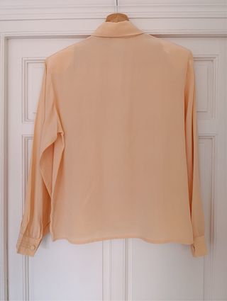 Blusa seda vintage
