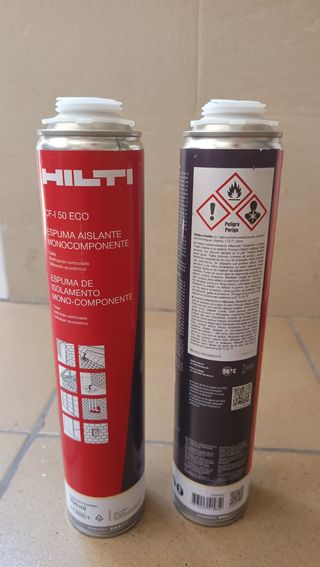 2 De  Espuma Aislante Hilti CF-I 50 ECO  ( 2 unida