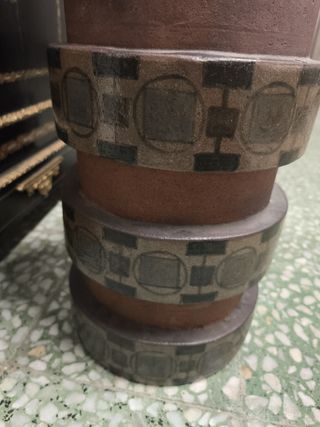 Jarrones vintage escultor ASO