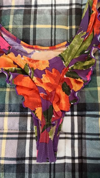 Precioso Bikini brasileño de diseño, multicolor