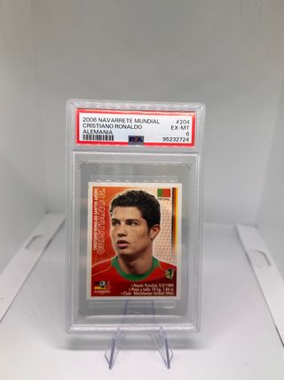 C. Ronaldo 2006 Mundial Alemania #204 Psa 6 EX MT 