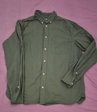 Camisa H&M verde oliva Talla L
