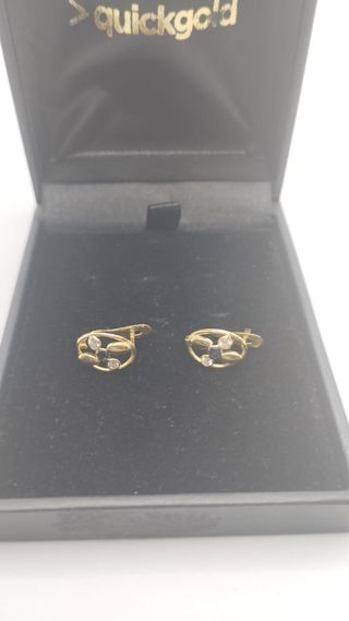 Pendientes oro 18k Quickgold