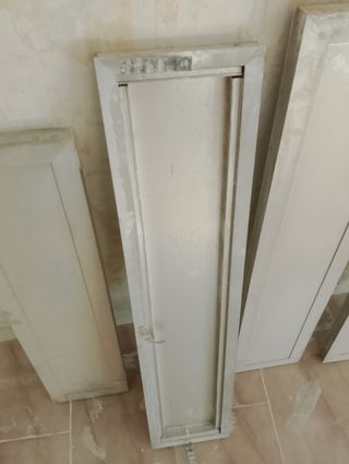 Ventana ciega de aluminio sin cristal 