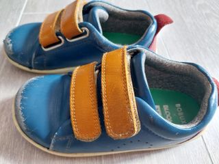 Scarpe Bobux bimbo blu/rosso/arancio, misura 24