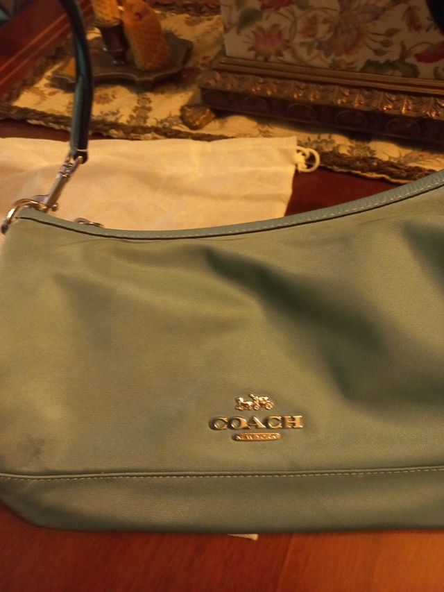 Bolso Coach turquesa