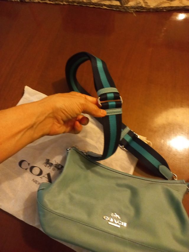 Bolso Coach turquesa