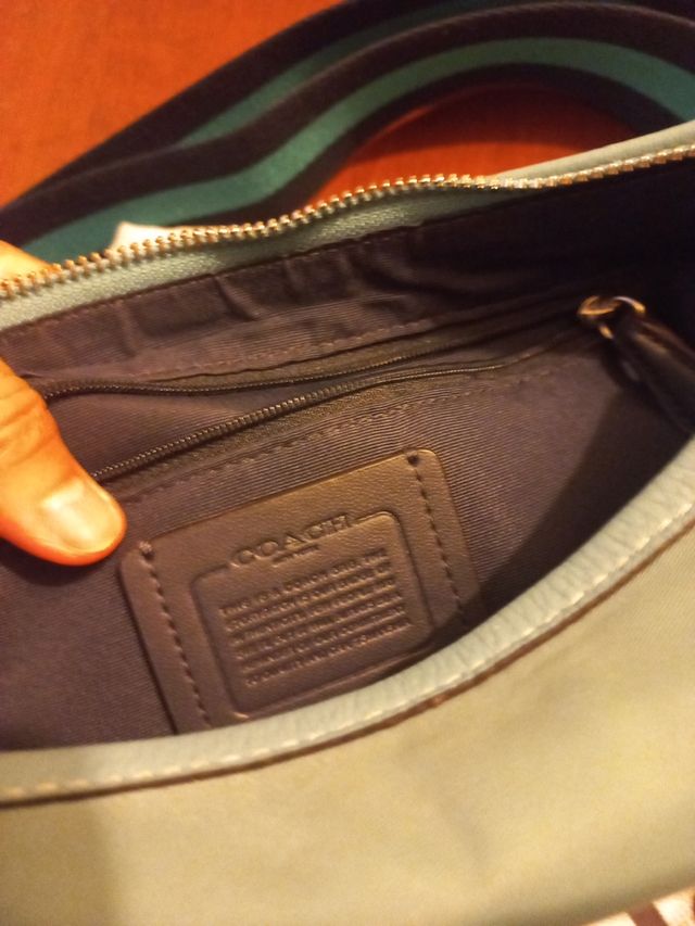 Bolso Coach turquesa