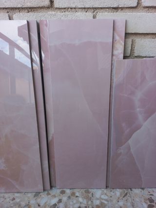 Azulejos de ónix rosa - 10 piezas