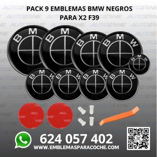 Pack emblemas BMW Negros para X2 F39