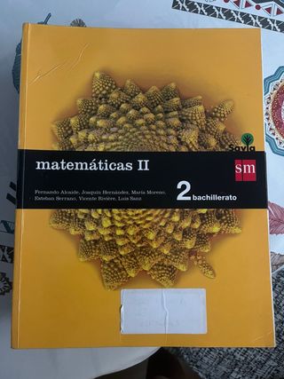 MATEMATICAS 2o Bachillerato