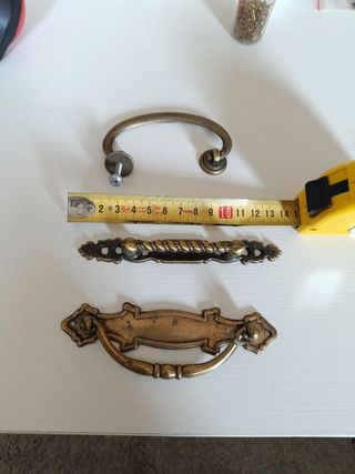 Tiradores armario vintage - 3uds