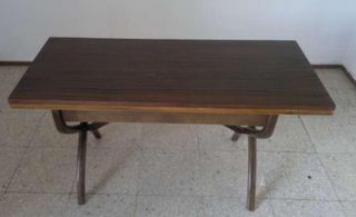 Mesa plegable madera - marrón