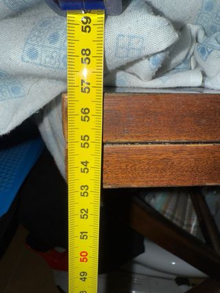 Mesa plegable madera - marrón