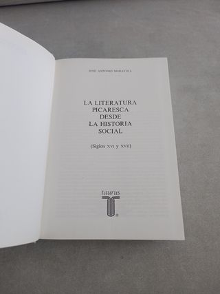 La literatura picaresca desde la historia social.