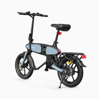 Bicicleta Eléctrica DYU C2 plegable, motor 350W 