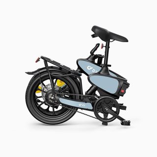 Bicicleta Eléctrica DYU C2 plegable, motor 350W 