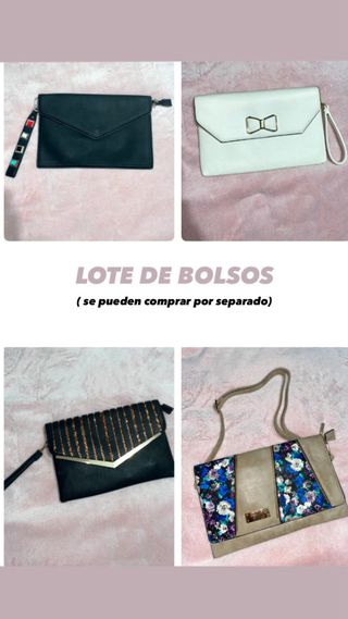 Lote 4 bolsos elegantes