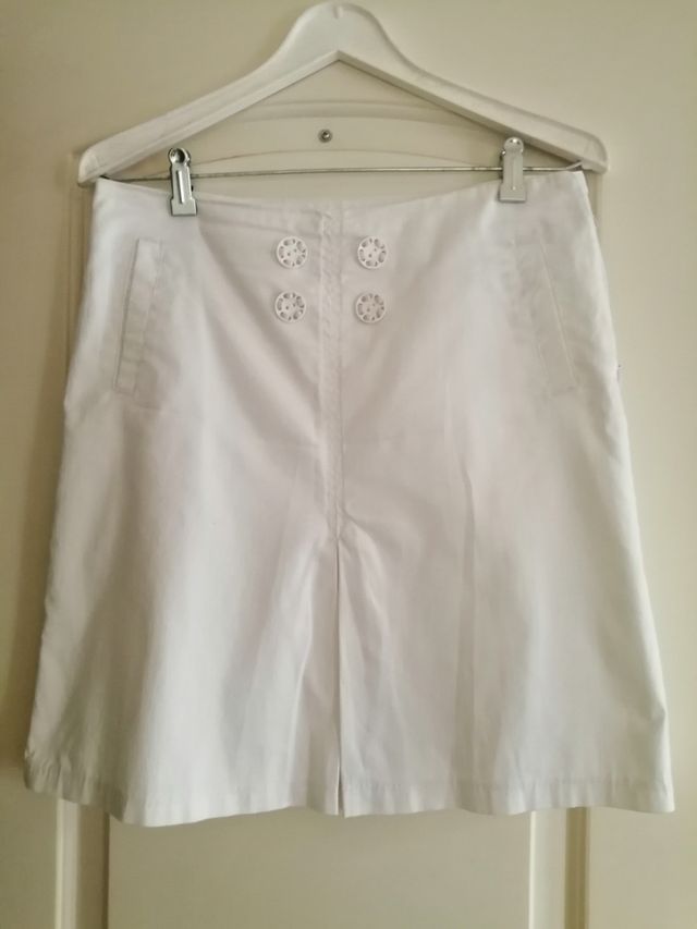 Minifalda blanca Trucco