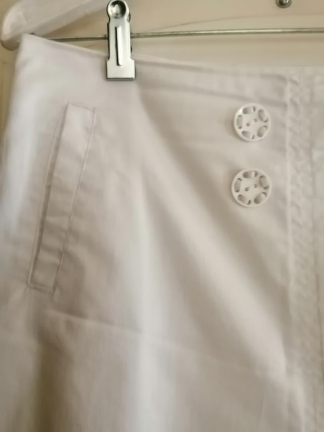 Minifalda blanca Trucco