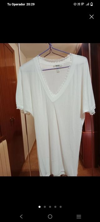 Camiseta, sueter blancoMango - 