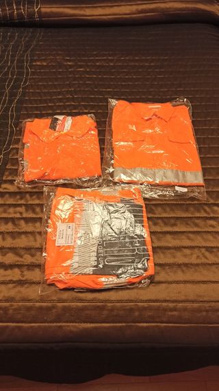 Ropa trabajo alta visibilidad naranja