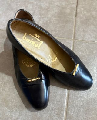 Boixet negros piel -talla 35