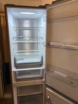 Nevera Midea - Acero inoxidable
