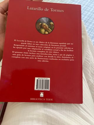 Libro Lazarillo de Tormes
