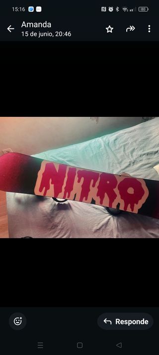 Tabla snowboard Nitro + botas