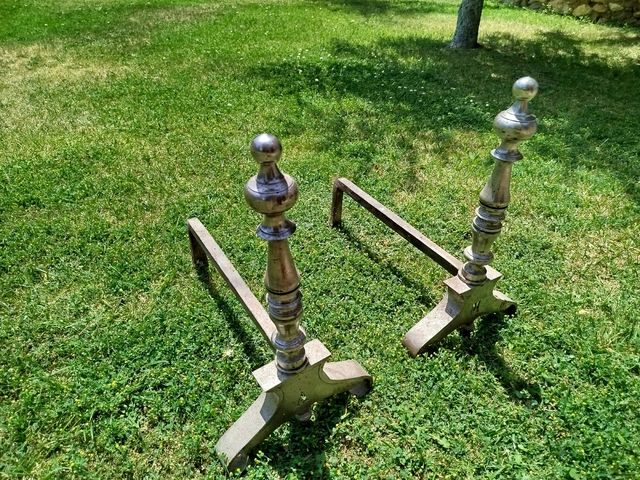 Antiguos morillos de hierro - Decoración