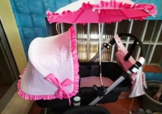 Sombrilla carrito bebé + cubrearnés