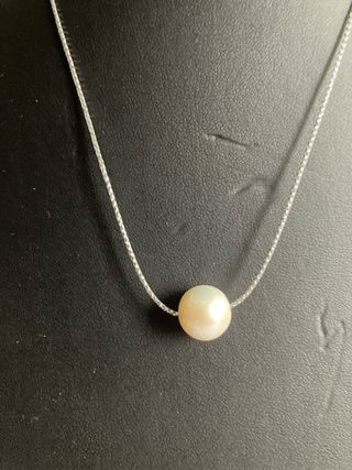 Gargantilla perlas blancas